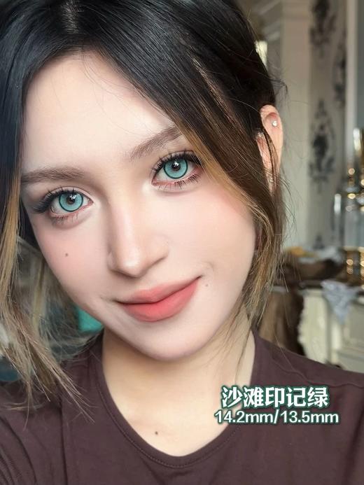 Serltyca 日抛 六片 沙滩印记绿 直径14.2mm着色13.5mm 商品图1