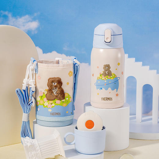 膳魔师不锈钢天涯海角系列保温保冷双盖保温杯水杯550ml【不支持补差，非质量问题不退不换】S 商品图5