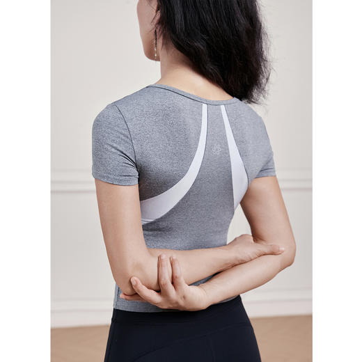 A20363小蛮腰健身瑜伽短袖 商品图1