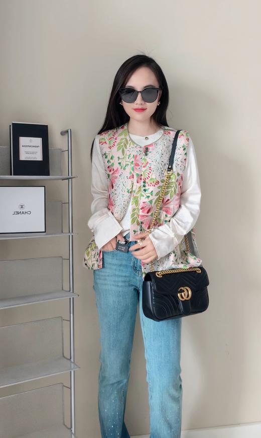 花团锦簇双宫提花开气国风马甲 商品图10