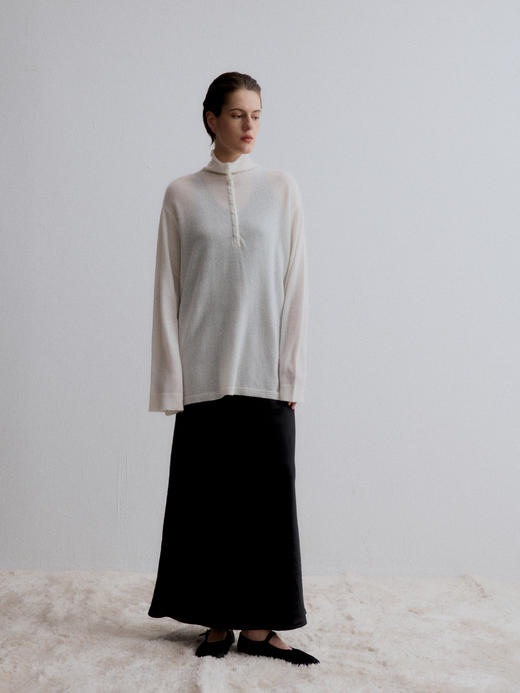 VC｜AW24091 Pamira buttoned knit top  [ 黑 / 白 / 灰 ] 商品图10