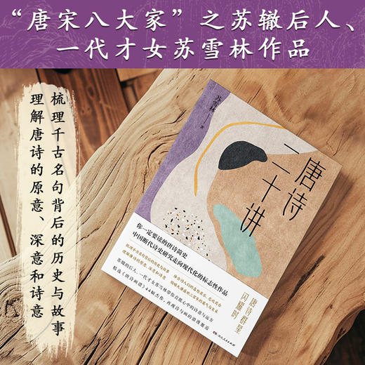 唐诗二十讲|苏辙后人、才女苏雪林你领略大唐三百年的辉煌与风采 商品图1