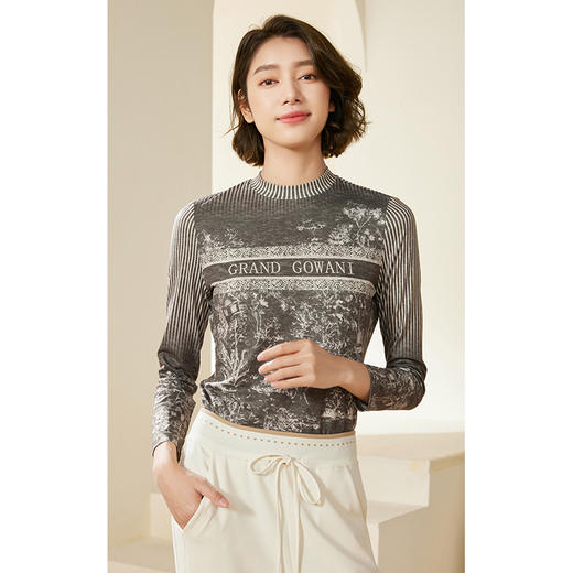 乔万尼打底衫女新款秋冬内搭可外穿EM3C468 商品图2