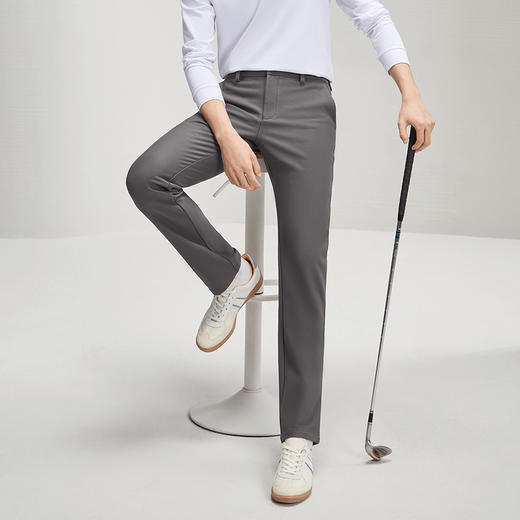 【灯芯绒】柒牌男装休闲裤2024秋冬新款商务百搭修身直筒男士长裤	127H70680 商品图1