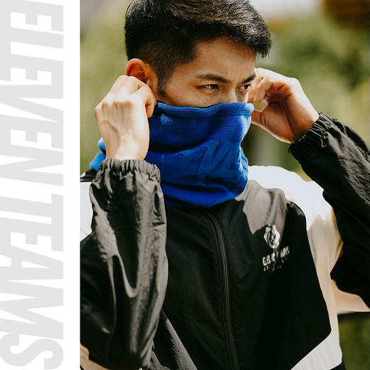 小李子正品Eleventeams双面双色可戴绒防寒围脖成人男 商品图1