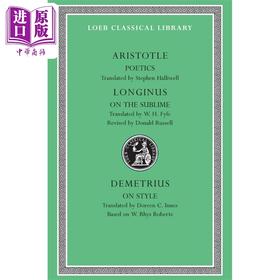 【中商原版】诗学 原文希英对照版 Poetics Longinus On the Sublime Demetrius On Style Aristotle 亚里士多德