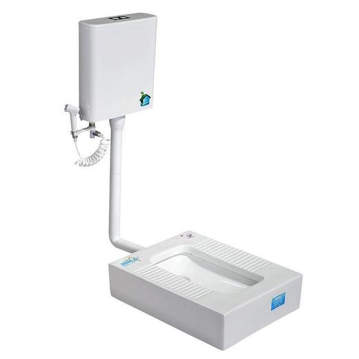 防臭厕挖坑改台马桶存水免蹲加宽明装弯台式蹲神器免垒便器带蹲坑 商品图3