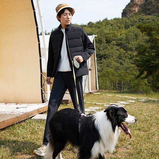 【拒水羽绒】柒牌羽绒夹克男士冬季新品一衣三穿羽绒马甲保暖外套	127E71380 商品图3