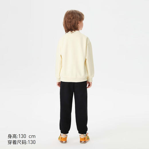 【MQD】童装男大童冬新款半高领加绒字母卫衣 商品图3