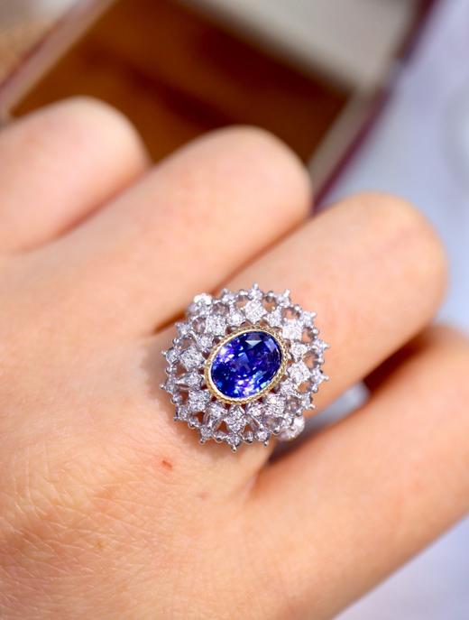 2.18克拉蓝宝石戒指 商品图3