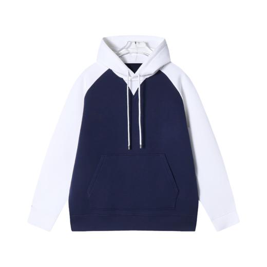 WY427秋冬季新款时尚个性拼色连帽卫衣百搭休闲舒适宽松长袖 商品图1