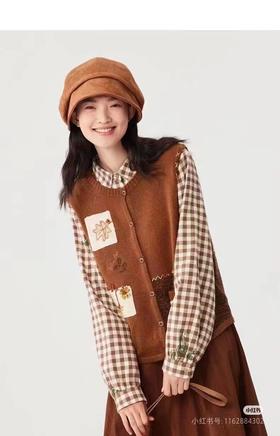 4F 飞鸟和新酒 针织马甲