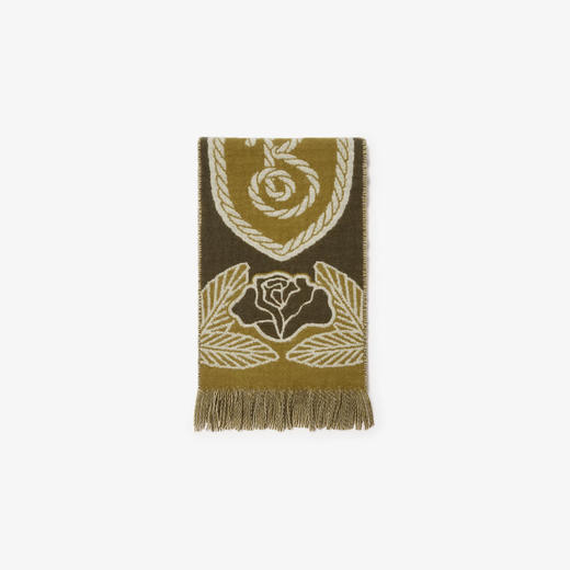 BURBERRY 巴宝莉 女士"B ”字型盾牌羊毛羊绒混纺围巾 混色 8097032 C1173 商品图2
