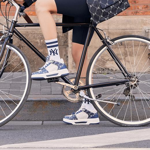 MLB官方 虞书欣*同款男女情侣老花复古学长鞋新款3ASXCMM4N 商品图6