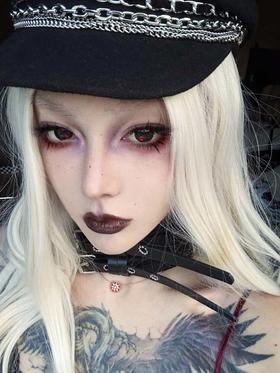 paprikacon 日抛 寄生暗鸦 直径14.5mm着色14.0mm   cos (两片装)