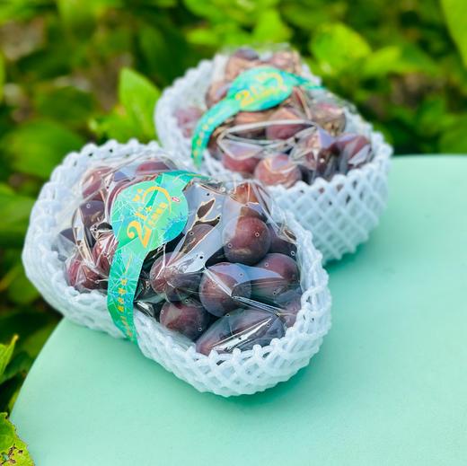 🌹顶级巨峰手掰葡萄🍇 春开花、夏养果、秋成熟横跨三个季节，晚熟葡萄天花板 纯有机肥自然生长，拒绝催熟 采摘糖度22度➕，颗粒巨大 20g起，肉质紧实，果香浓郁～～ 商品图4