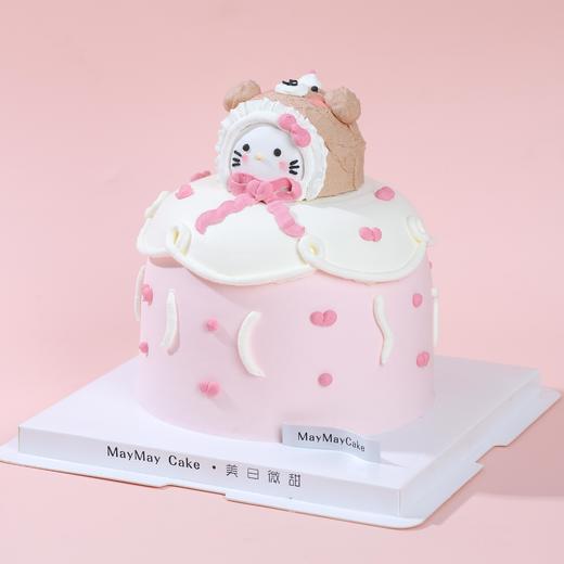 【提前一天预定】Hello Kitty|可爱凯蒂猫蛋糕【D4930】 商品图0