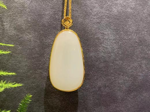 【御珠宫坊】金镶羊脂玉佛 商品图5