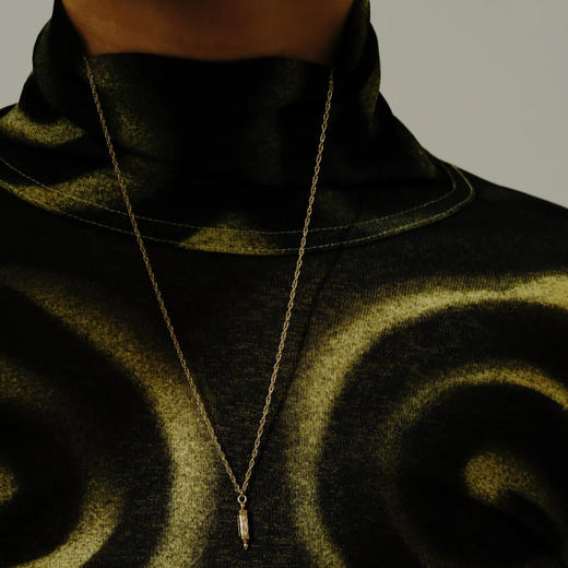 北京仓｜Métier-DALA MUDRA LONG LENGTH SPINNER-3面镶嵌 钻石  吊坠 转运项链［英国设计师］ 商品图0