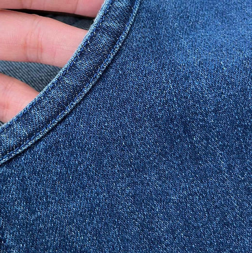 【11月6日 上午12:00 秒杀】返场 好轻巧一件 素然k*ee 宽松圆领 进口环保牛仔棉 软牛仔外套 商品图11