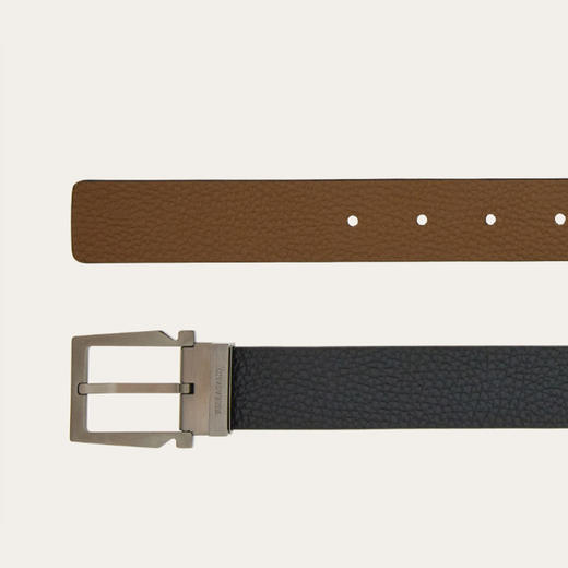 FERRAGAMO 菲拉格慕 男士双面可调节腰带 黑色 67 0253 770729 商品图2