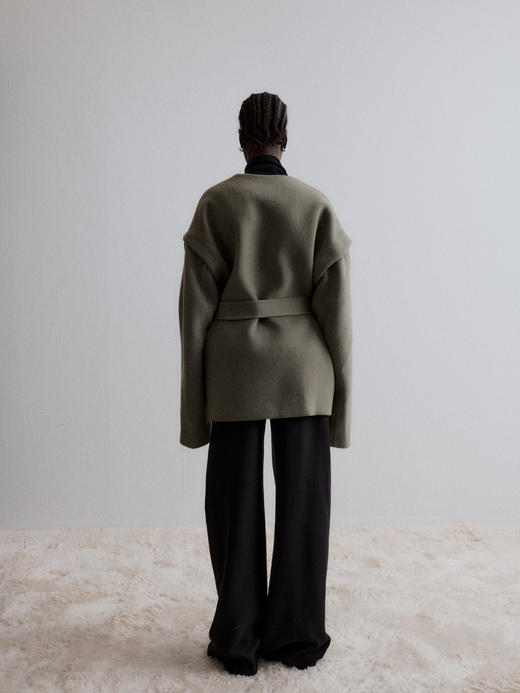 VC｜AW24091 Pamira buttoned knit top  [ 黑 / 白 / 灰 ] 商品图5