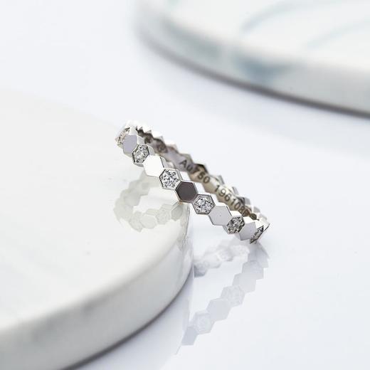 尚美蜂窝戒指V金镀金CNC版本（XTY） 商品图14