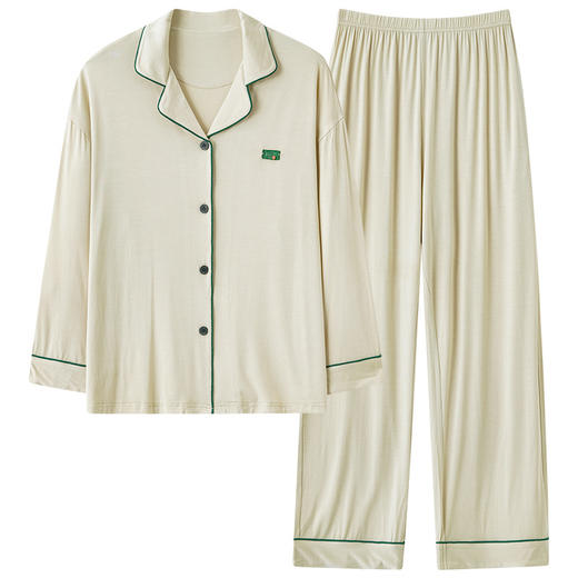 ❤️❤️【诗慕小姐2024秋冬新款简约可外穿舒适家居服套装3688款】✅天然纤维，🤭柔软、🤭透气、🤭耐磨、🤭方便清洗 ✅版型宽松又遮肉，✨躺着、🍹摊着、🌸坐着都很舒坦 商品图2