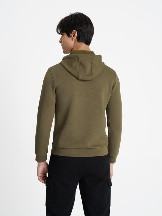 callisto乐行系列绿色聚酯纤维连帽卫衣 商品图4