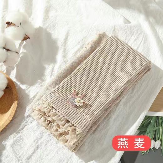 【儿童秋冬打底裤，加绒加厚精梳棉】薄绒秋冬女童打底裤外穿 婴儿绒洋气宝宝 儿童磨毛皇冠九分长袜裤-QQ 商品图10