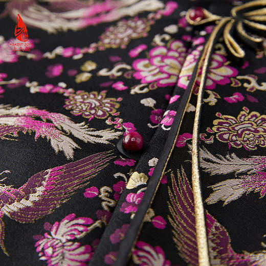 SAINTJOY/上久楷女式宋锦马甲 凤凰于飞CY1044207031 商品图7