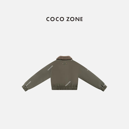 COCO ZONE 复古翻领长袖外套高级感百搭上衣CC1C2333 商品图1