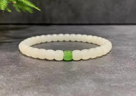 【御珠宫坊】羊脂白玉手串