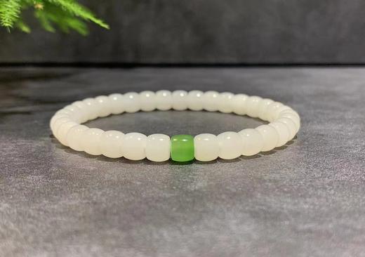 【御珠宫坊】羊脂白玉手串 商品图0
