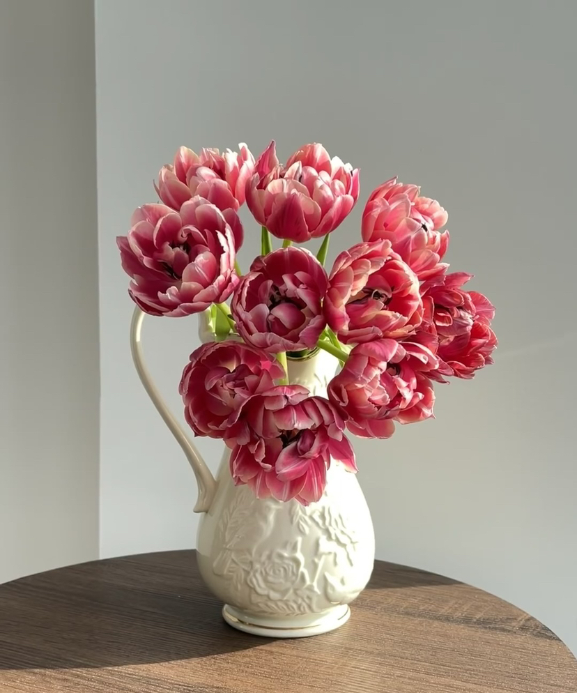 【国产郁金香】草莓松饼 约10枝/扎