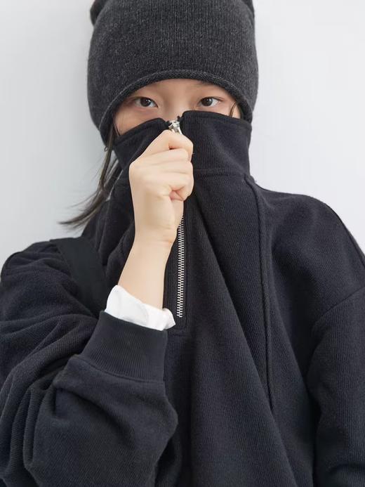 步履不停/4C15080C/运动套头卫衣立领半开衫拉链卫衣 商品图2