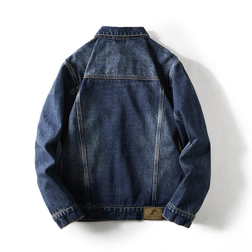 【新款DQ】大依优型大码牛仔外套新款牛仔衣青年百搭上衣潮款加肥加大胖子潮流 商品图2