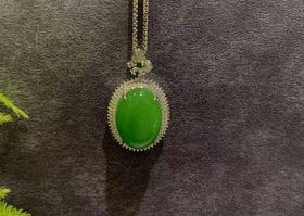 【御珠宫坊】金镶碧玉吊坠