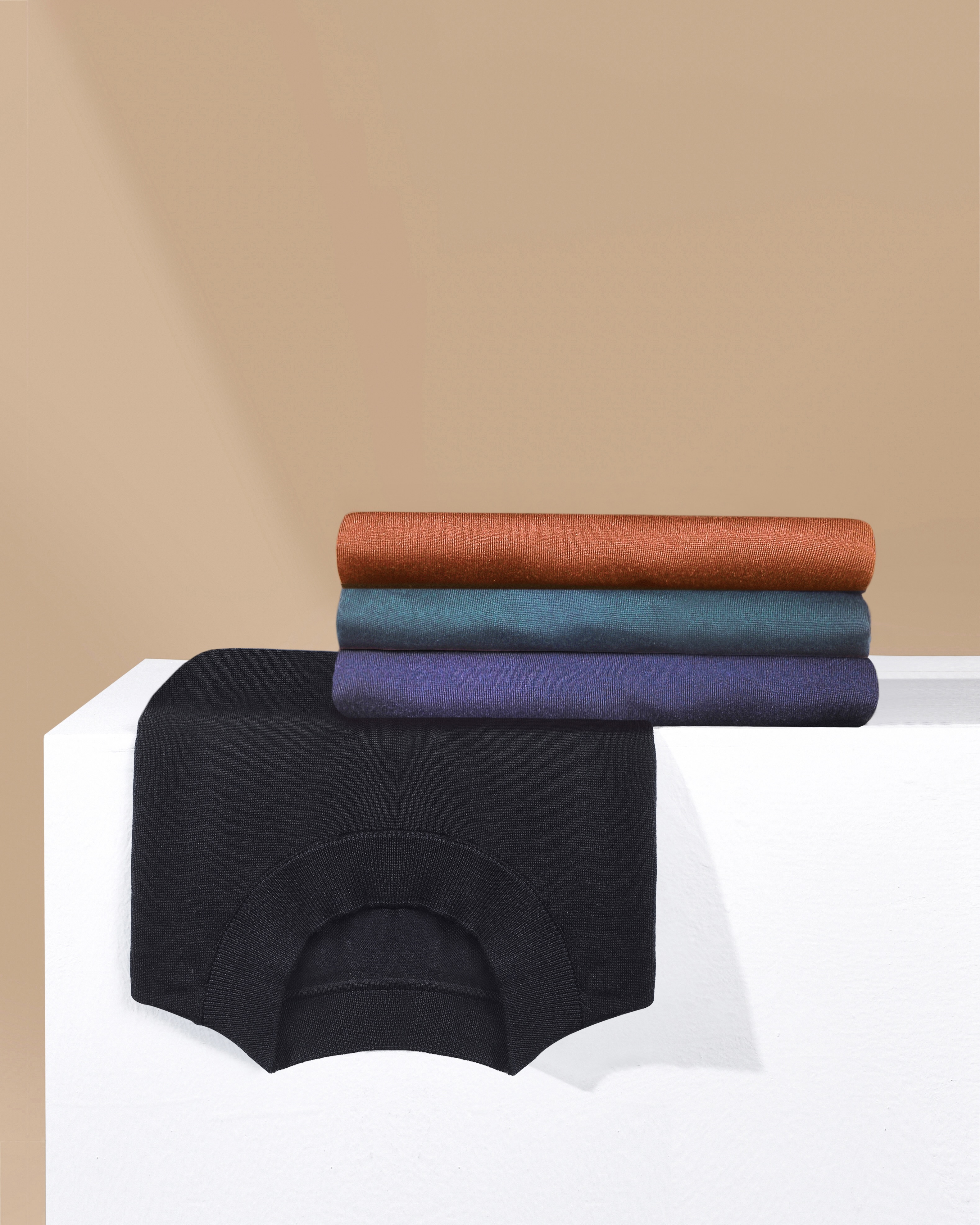 Carta Moneta 140支塔斯马尼亚羊毛半高圆领针织衫「4色可选」