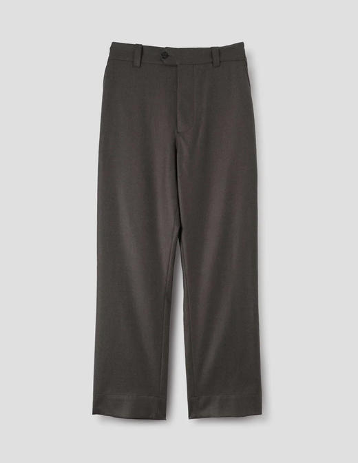 Margaret Howell 男士烟草色fox brother轻量法兰绒直筒裤 商品图4