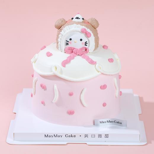 【提前一天预定】Hello Kitty|可爱凯蒂猫蛋糕【D4930】 商品图1