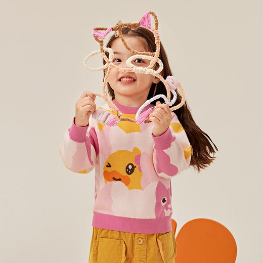 B.Duck小黄鸭童装春秋针织衫90-130 FF3512070 商品图3