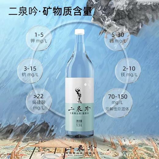 【泡茶水】二泉吟·无锡惠山泡茶水 | 1.5L*12瓶/箱 商品图2