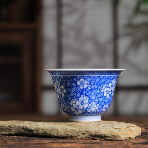 铭清堂-冰裂纹梅花陶瓷杯 商品图0