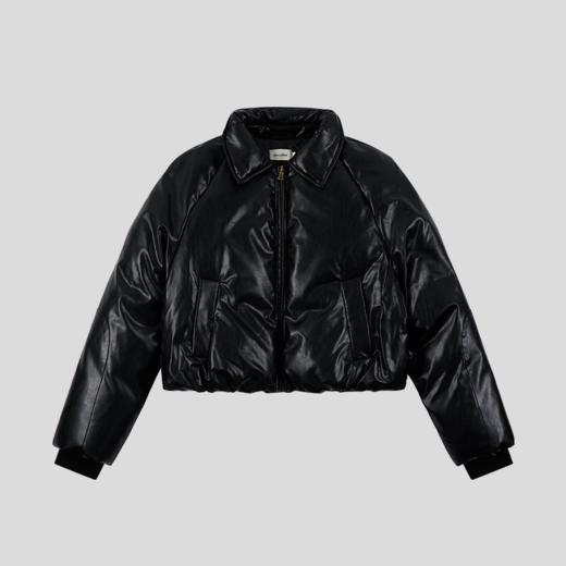 GOODBAI logo贴布绣阔型拉链羽绒服 商品图4