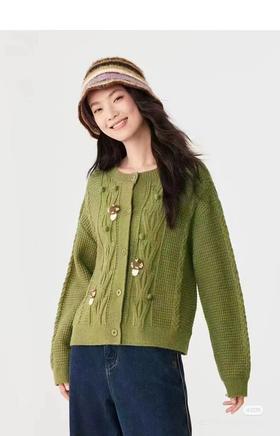 4F 飞鸟和新酒 针织外套