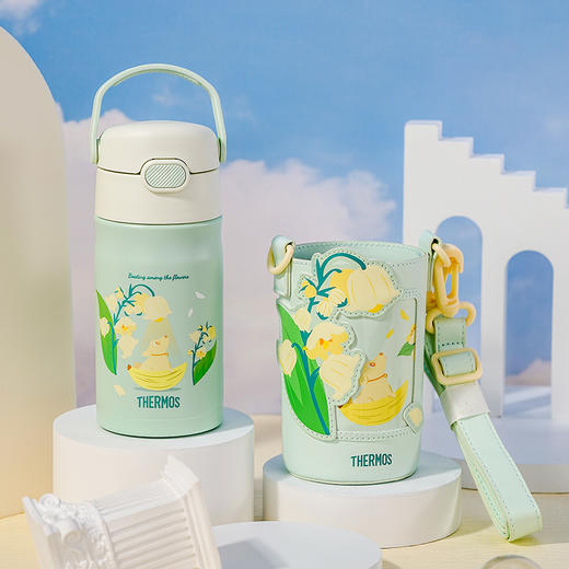 膳魔师不锈钢保温杯保冷吸管杯天涯海角系列350ml【不支持补差，非质量问题不退不换】S 商品图0