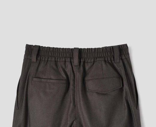 Margaret Howell 男士烟草色fox brother轻量法兰绒直筒裤 商品图5