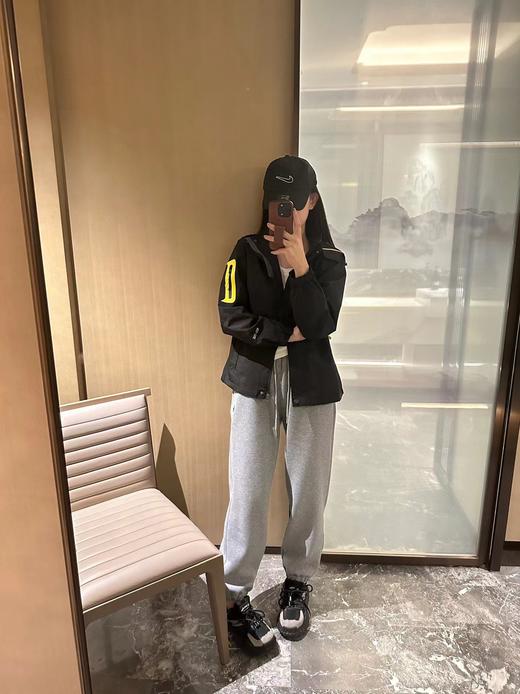 男女同款拉F小马秋冬加绒卫裤保暖复合奥粒绒 商品图6