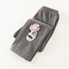立减40【舒适德绒提花打底裤，亲肤柔软，简约清新】儿童打底裤秋季新款 女童德绒薄款 宝宝外穿花边长裤 女孩裤子-QQ#异业福利 商品缩略图3